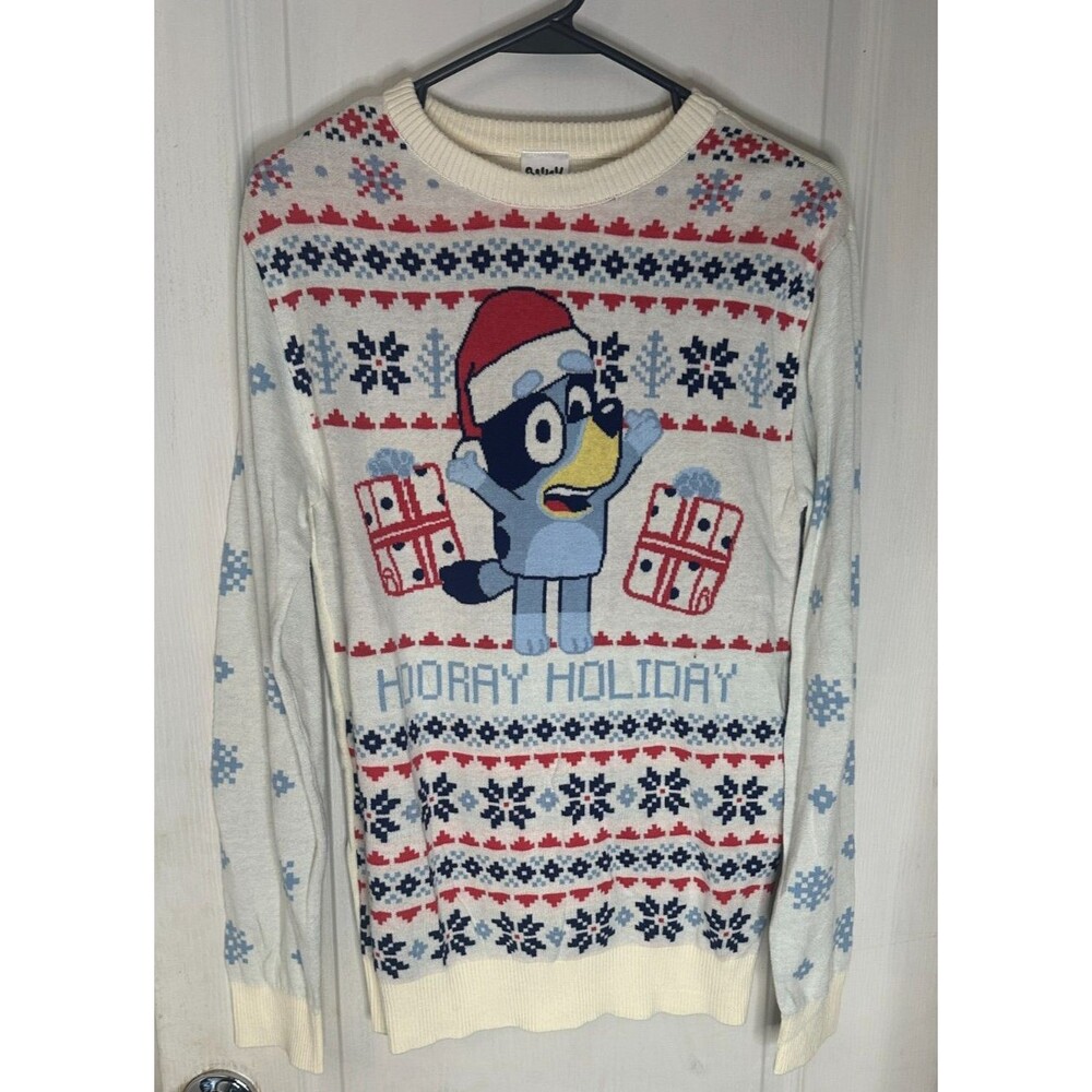 Kids‎ Holiday Bluey Sweater Size XL